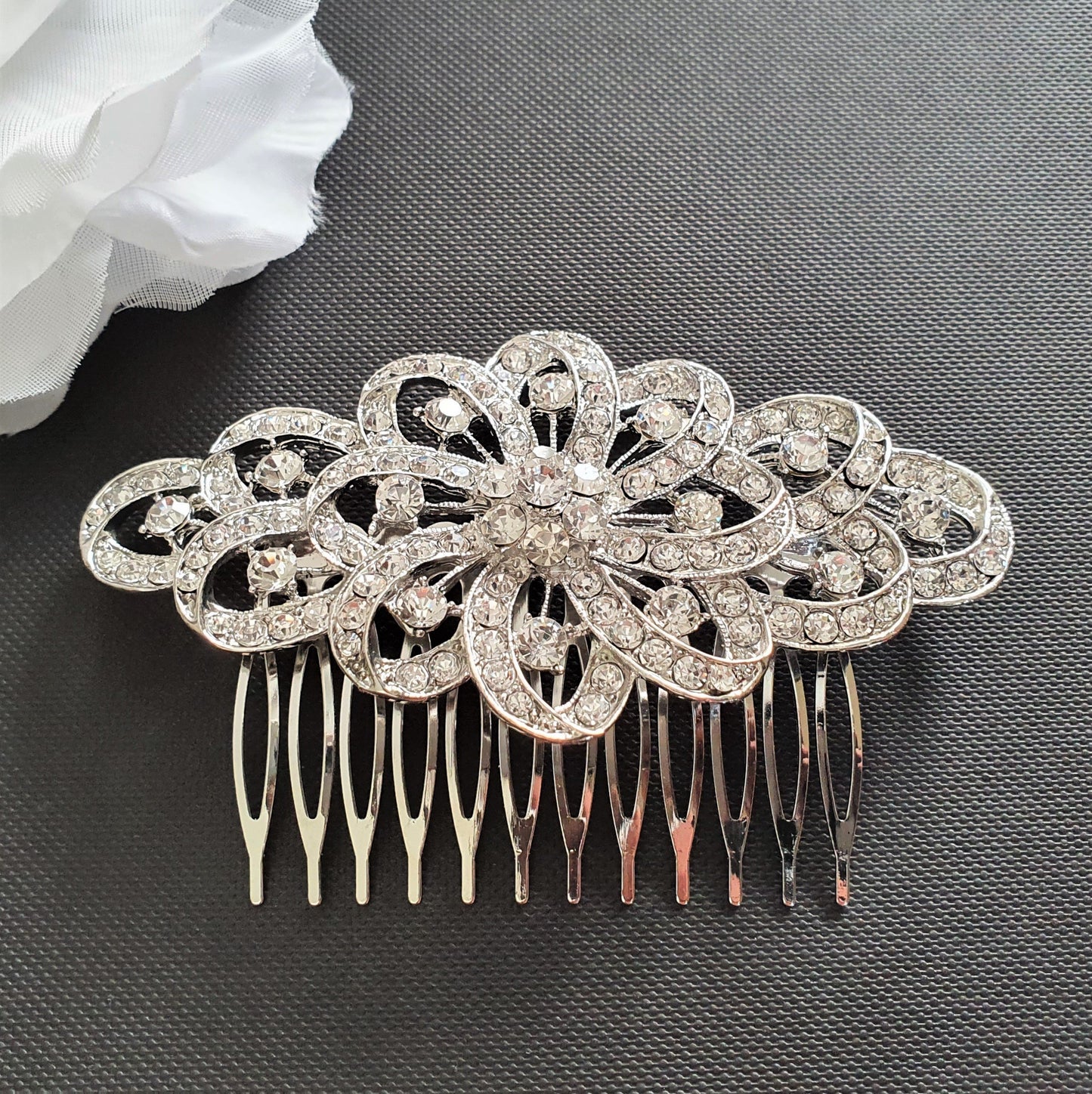 Vintage Bridal Comb for Weddings- Abby
