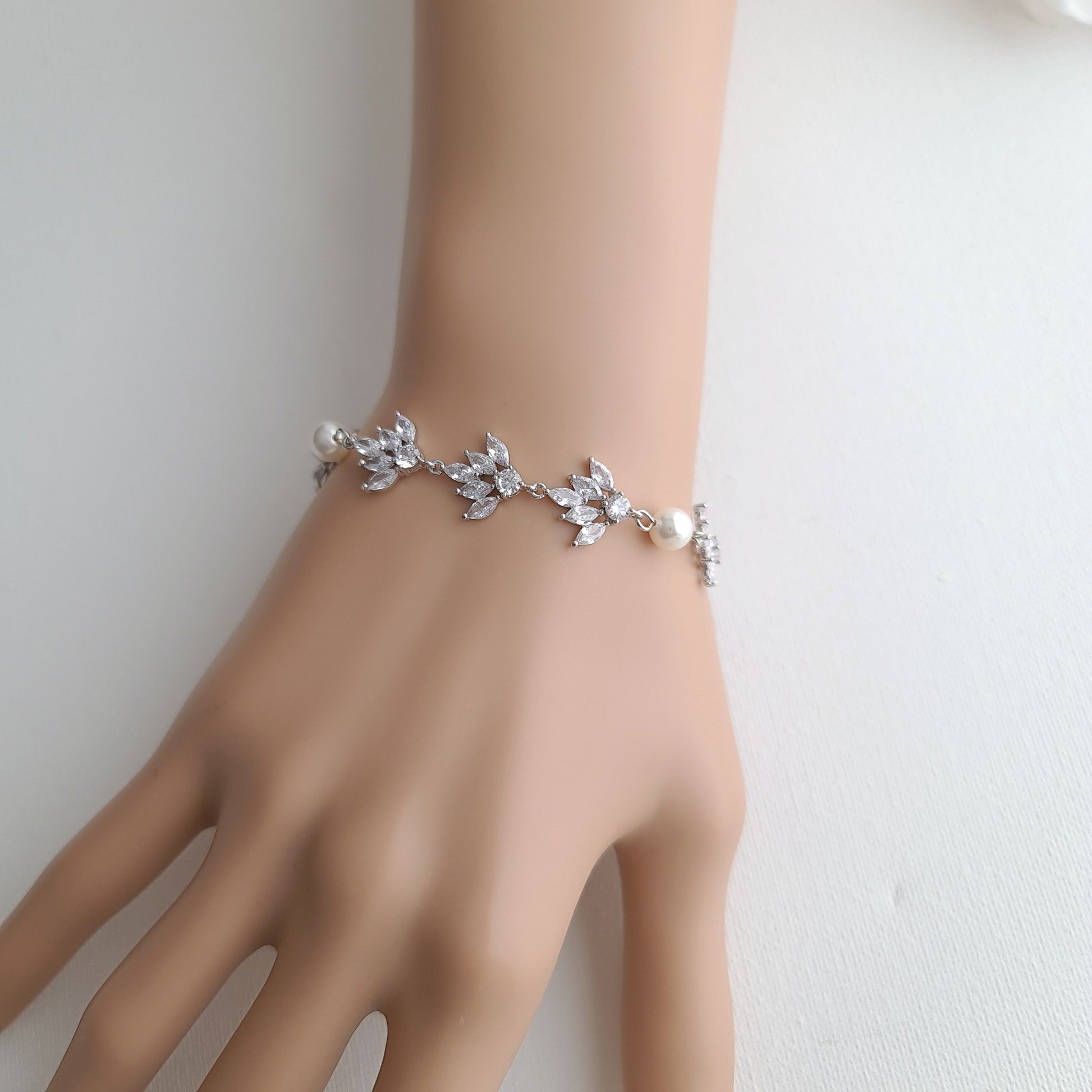 Wedding Bracelet Silver- Poetry Designs