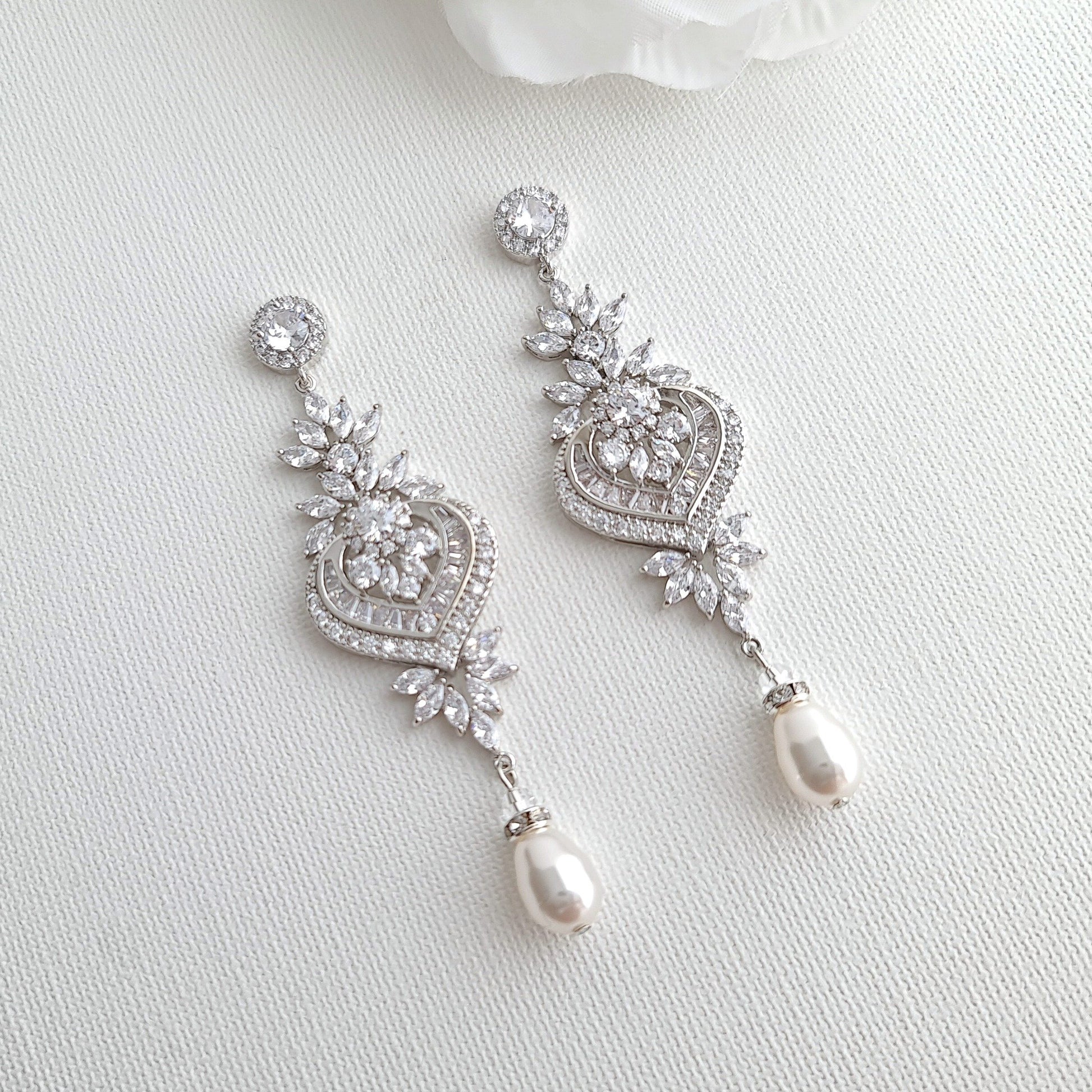 Statement Earrings For the wedding Jewelry set- Poetry Designs