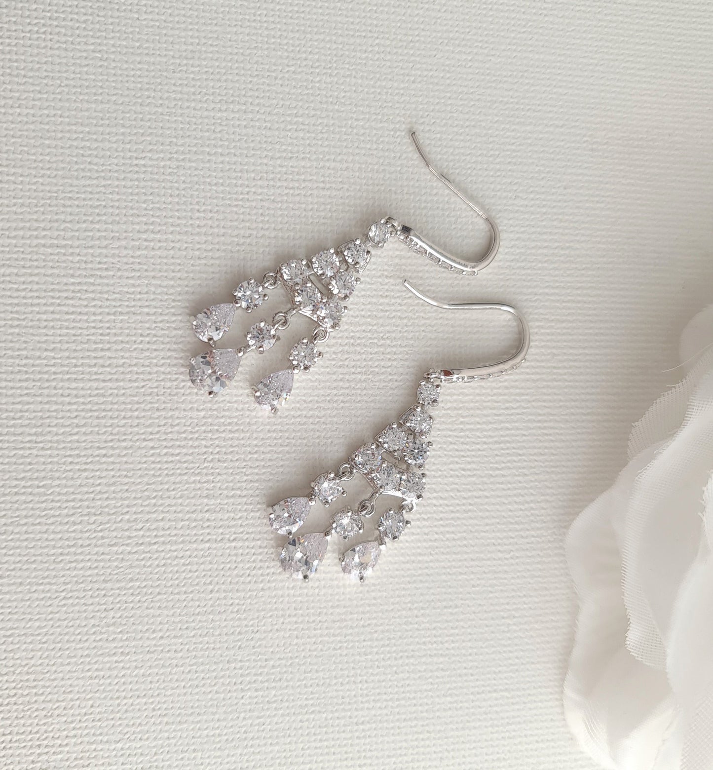 Pendientes colgantes tipo candelabro-Ciara