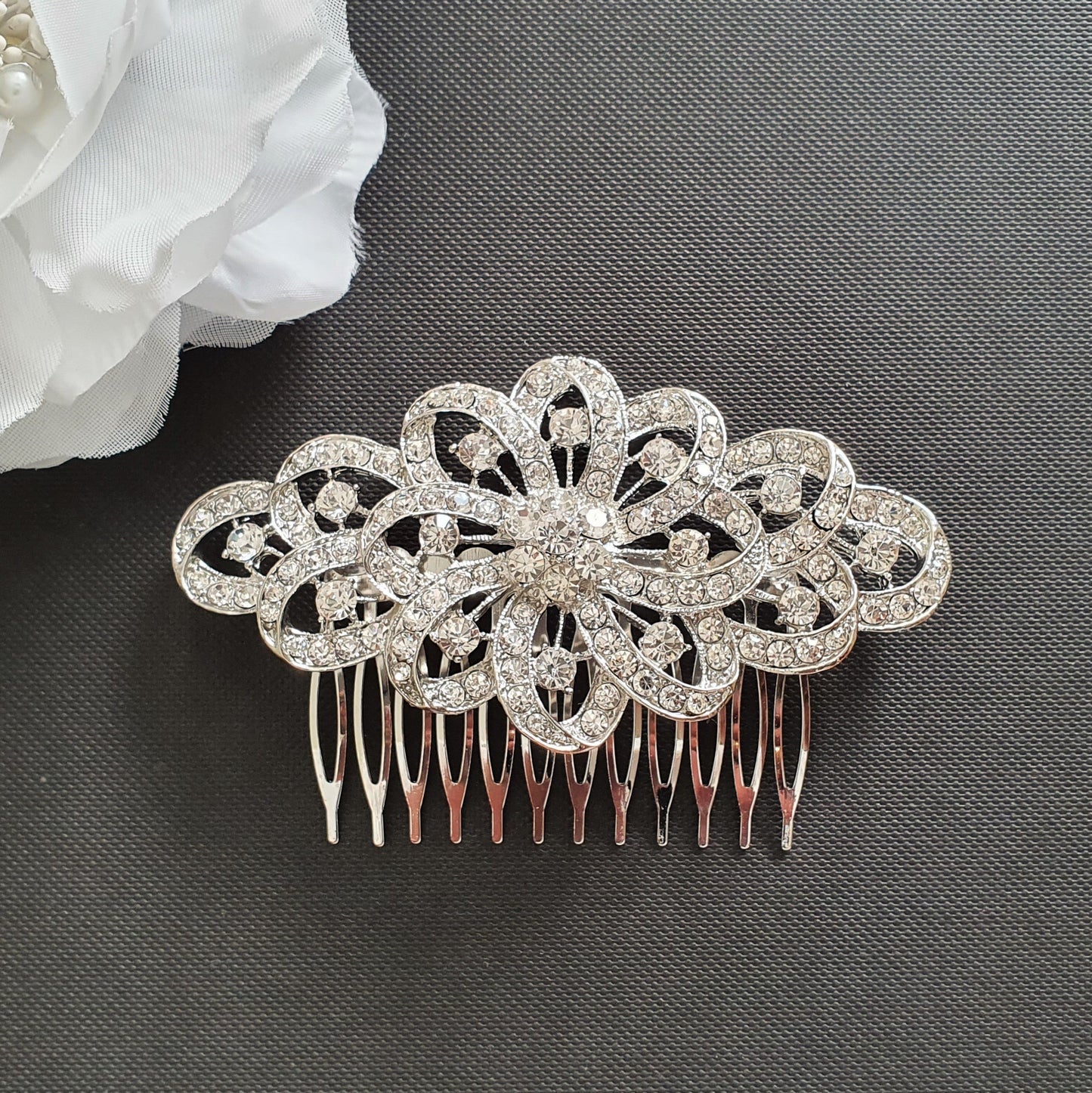 Vintage Bridal Comb for Weddings- Abby