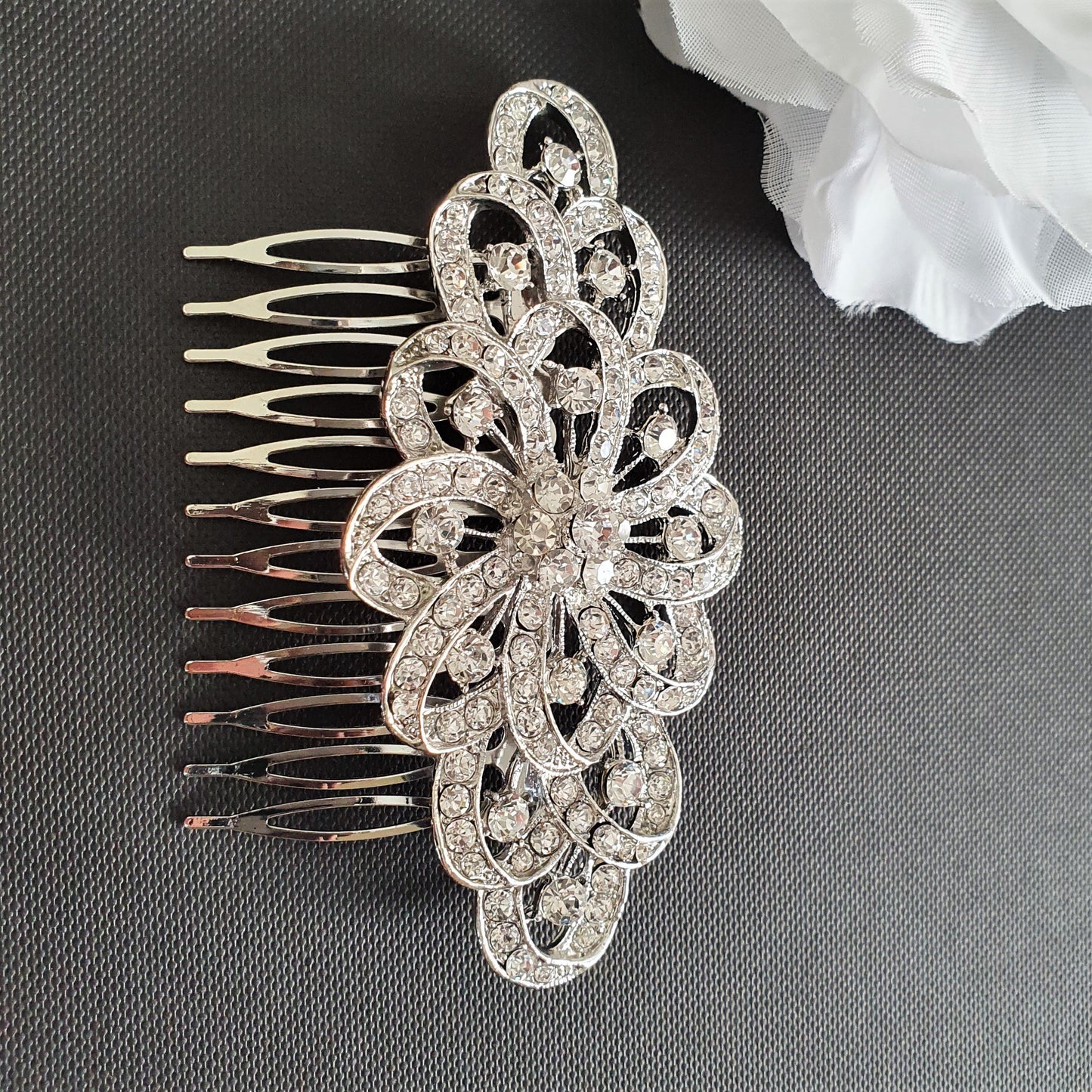 Vintage Bridal Comb for Weddings- Abby