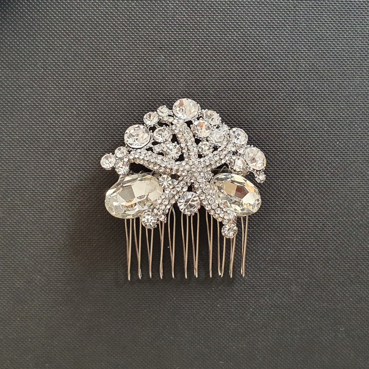 Peigne à cheveux étoile de mer pour mariées et demoiselles d'honneur-étoile de mer