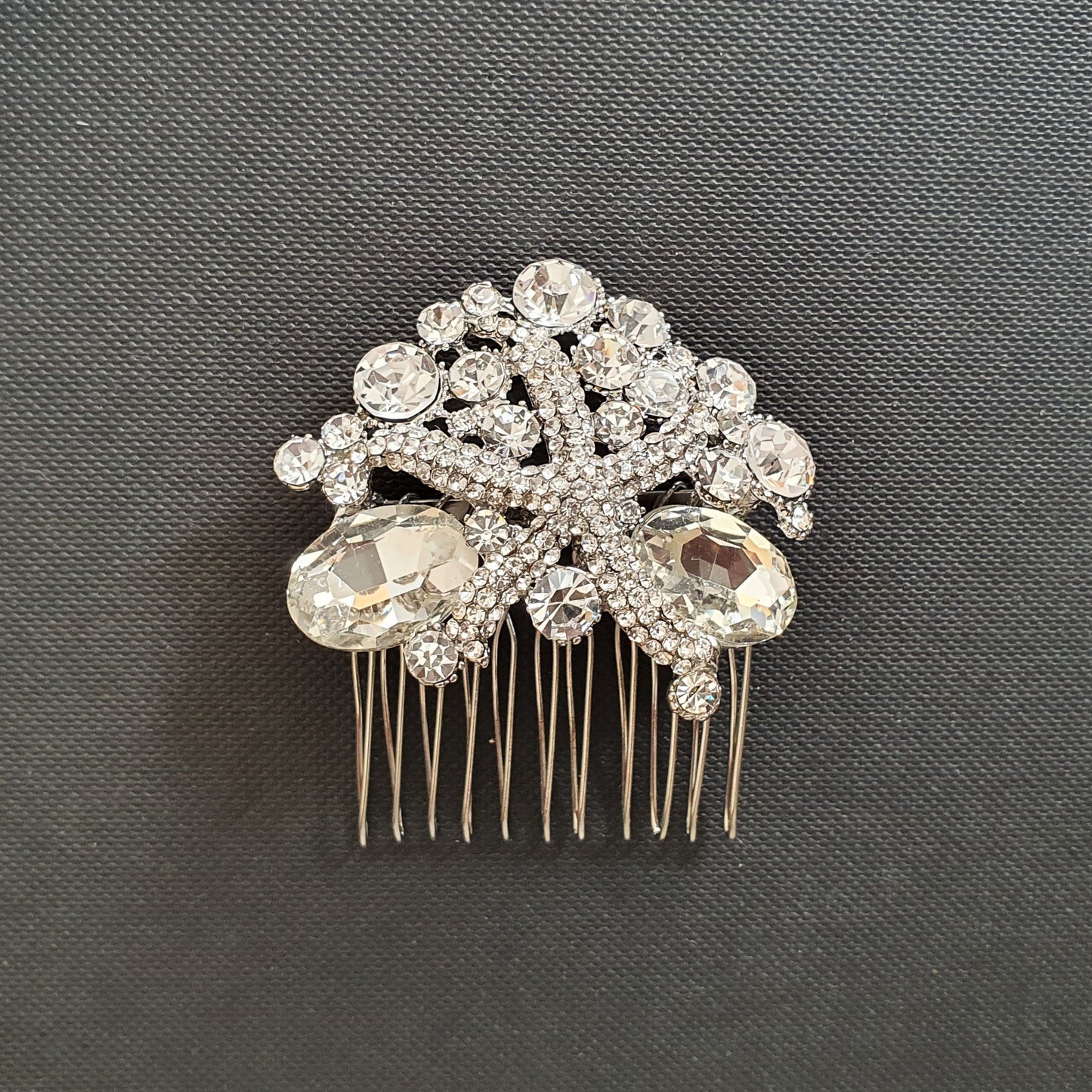 Peigne à cheveux étoile de mer pour mariées et demoiselles d'honneur-étoile de mer