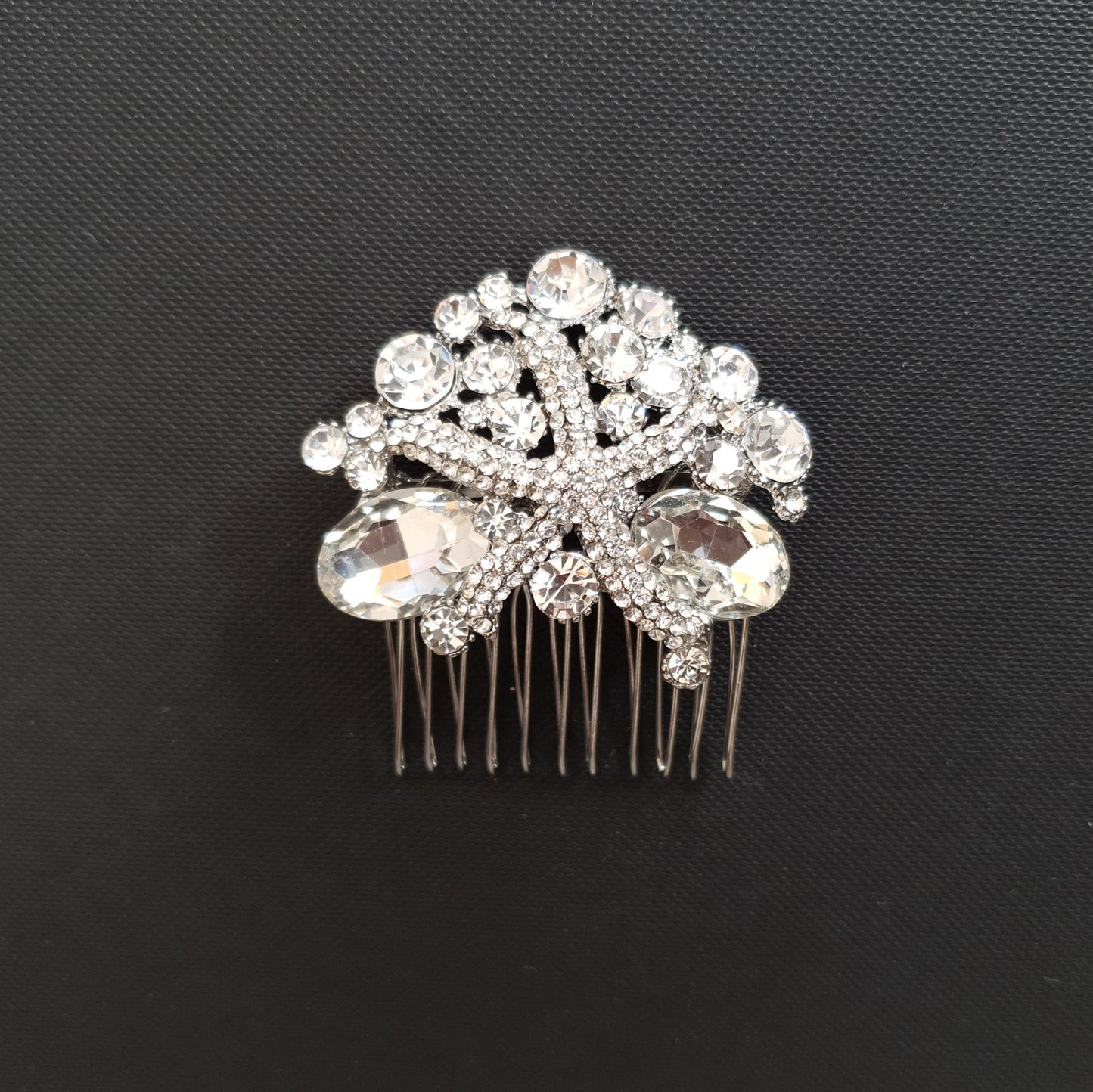 Peigne à cheveux étoile de mer pour mariées et demoiselles d'honneur-étoile de mer