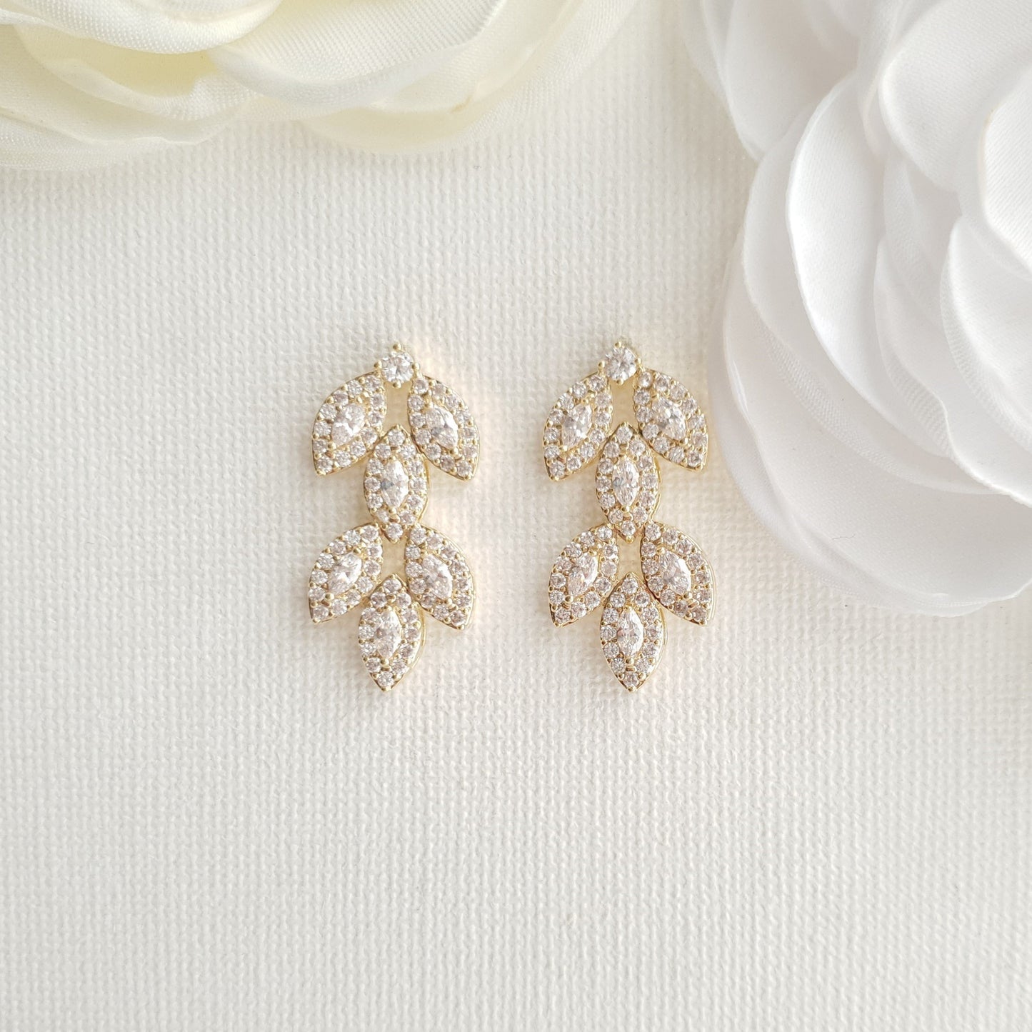 Crystal Wedding Jewelry Set-Abby - PoetryDesigns