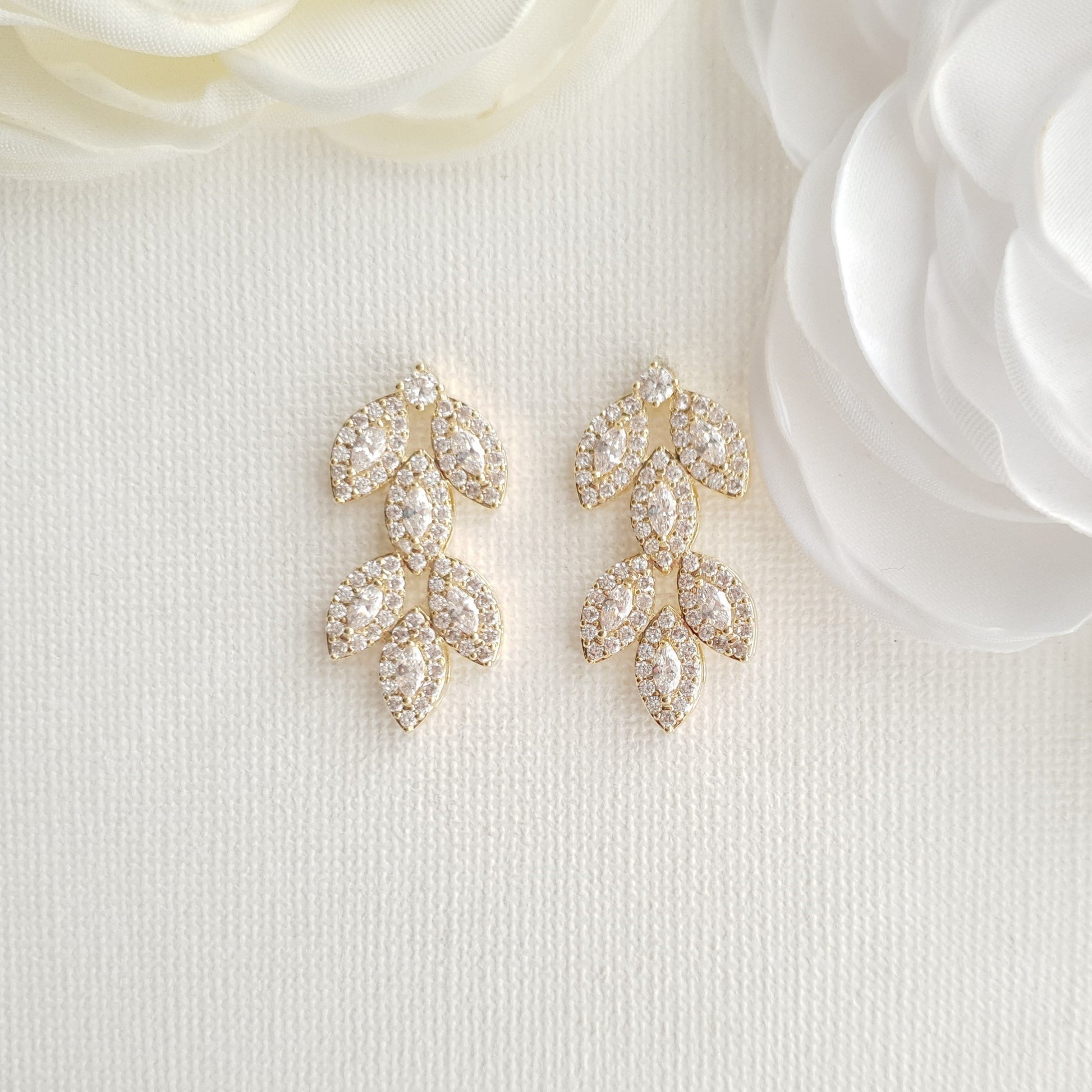 Crystal Wedding Jewelry Set-Abby - PoetryDesigns