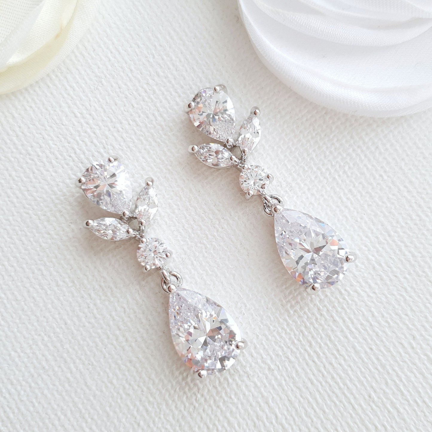 Dainty Drop Earrings- Nicole