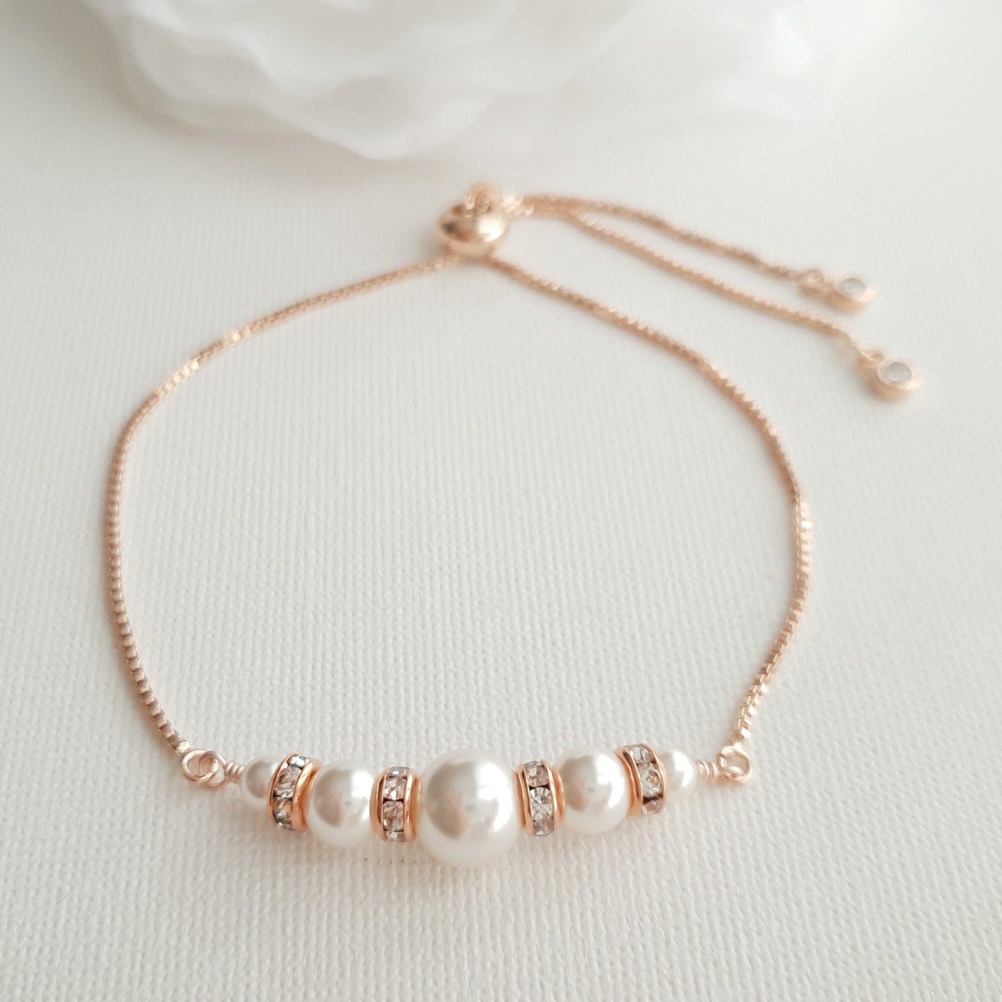 Pearl Gold Bridal Bracelets for Weddings