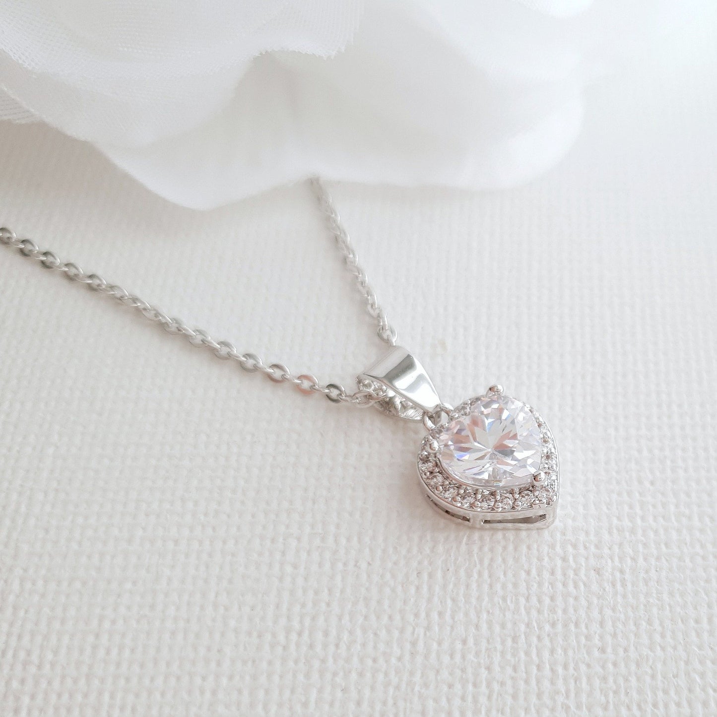 Gift a Heart Pendant Necklace- Diana - PoetryDesigns