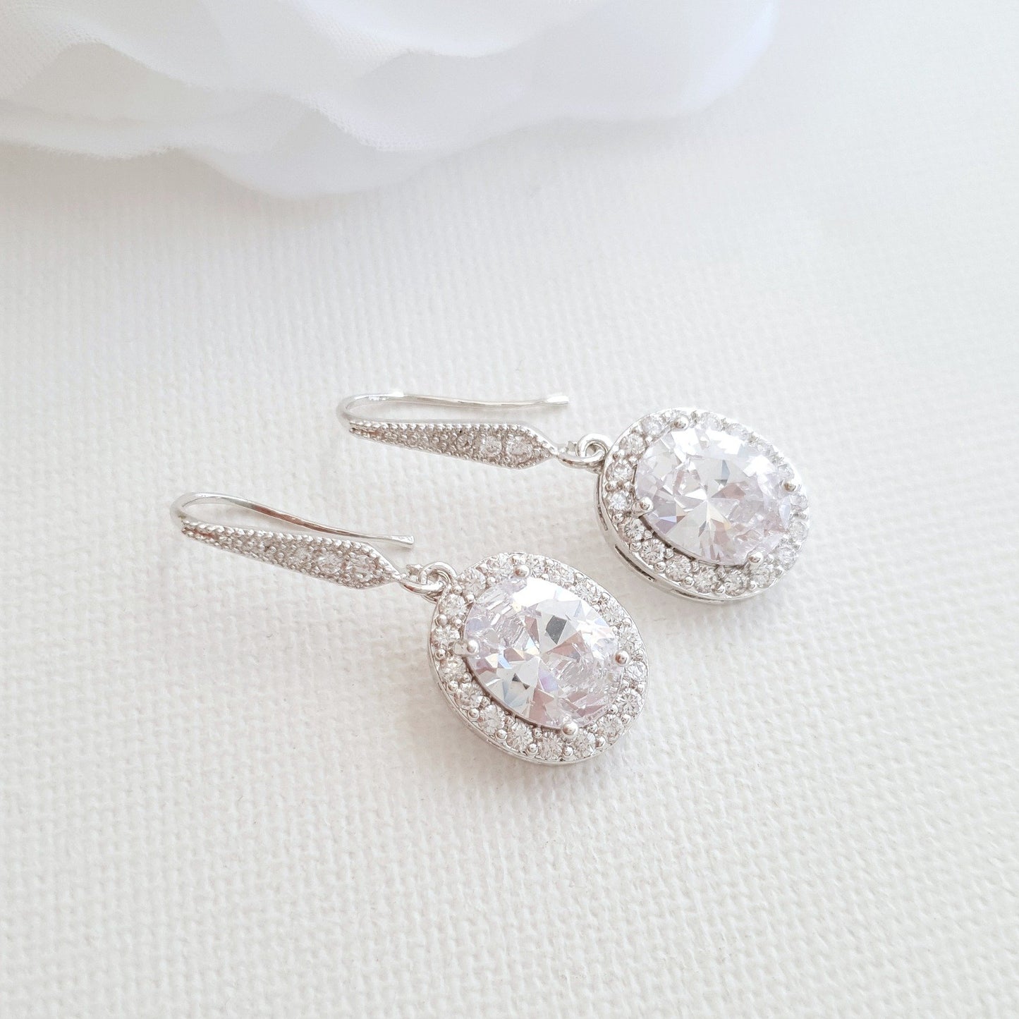 Bridal & Wedding small dangly earrings for Brides- Poetry Designs