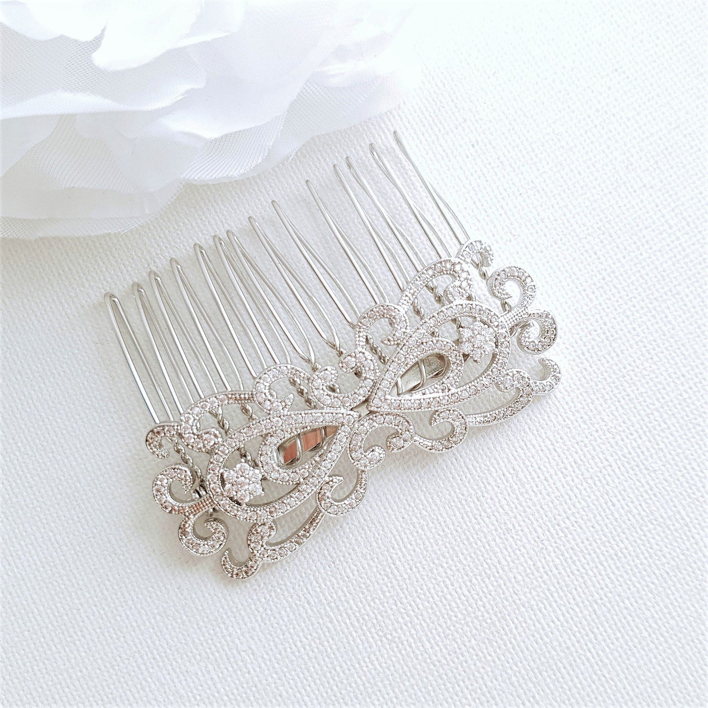 Gold Bridal & Wedding Hair Comb-Arletty