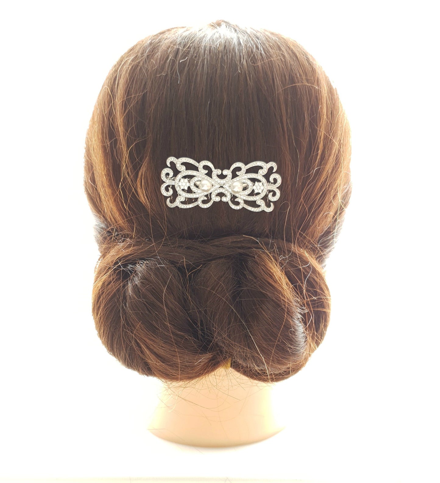 Rose Gold Vintage Bridal Hair Comb-Arletty