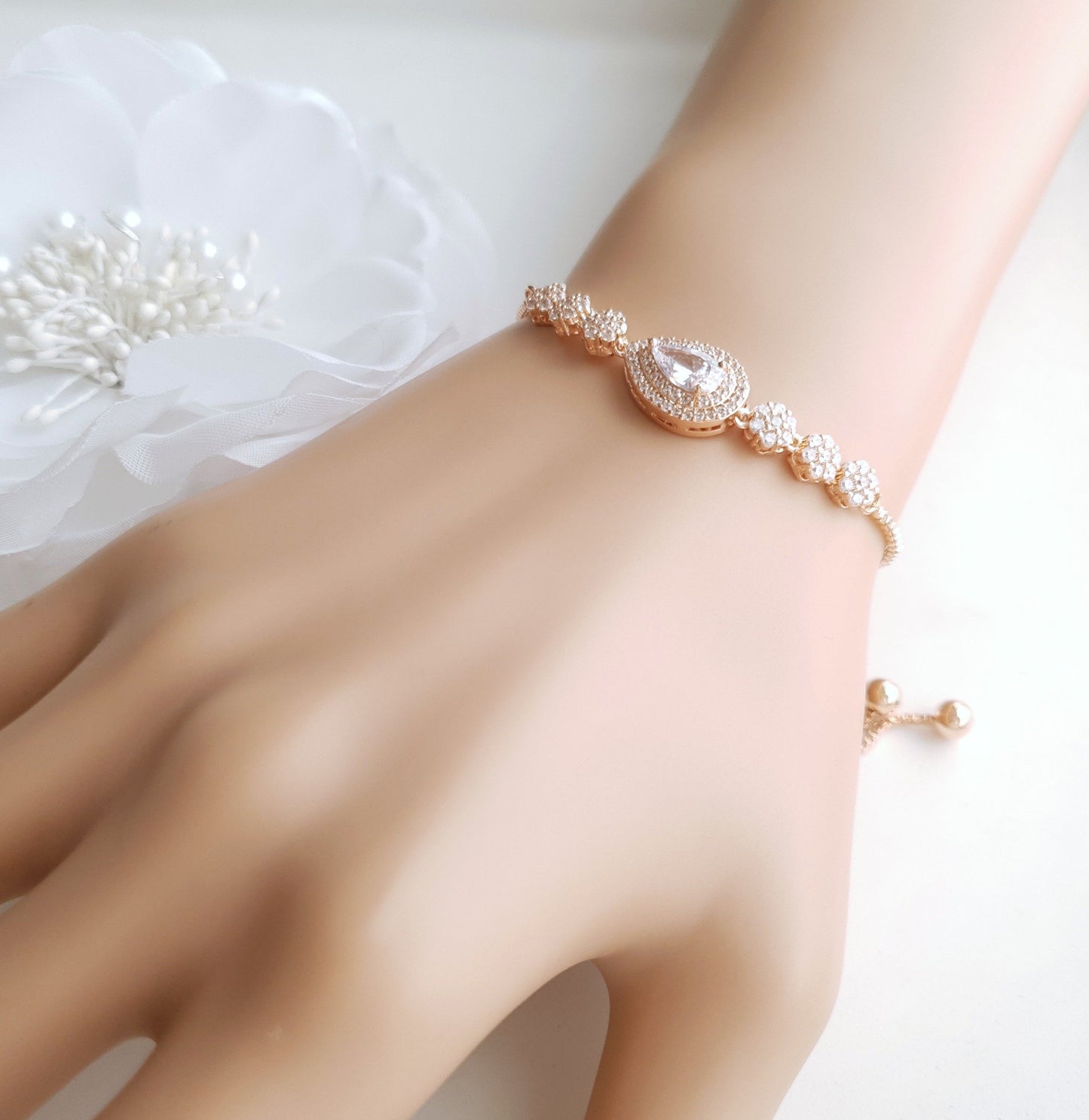 Bracelets coulissants en or rose - Joni