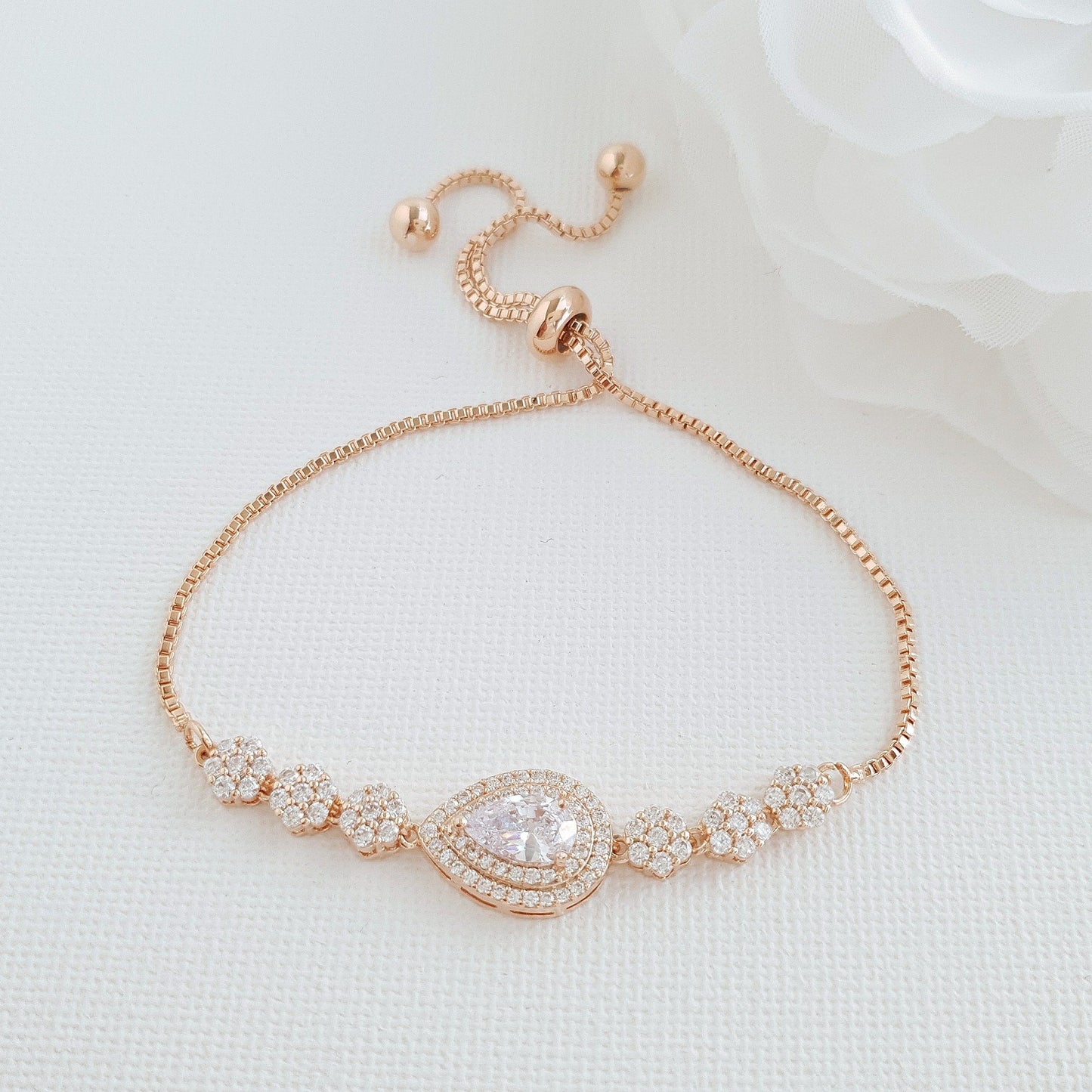 Rose Gold Slider Bracelets - Joni