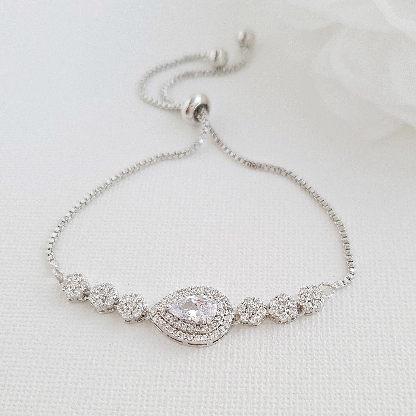 Wedding Slider Bracelet- Joni - PoetryDesigns