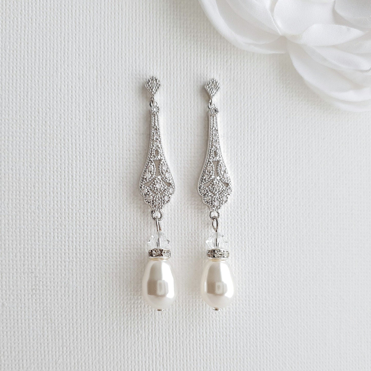 Pendientes Vintage para Boda- Lisa