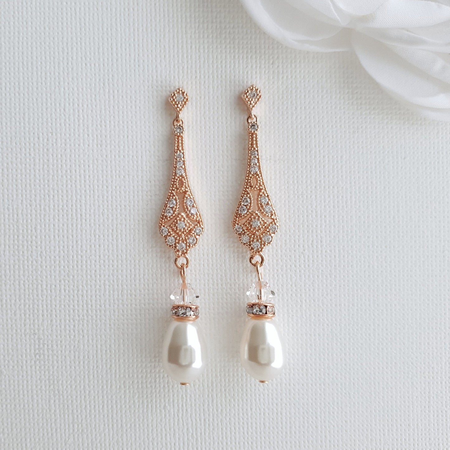 Vintage Earrings for Wedding- Lisa