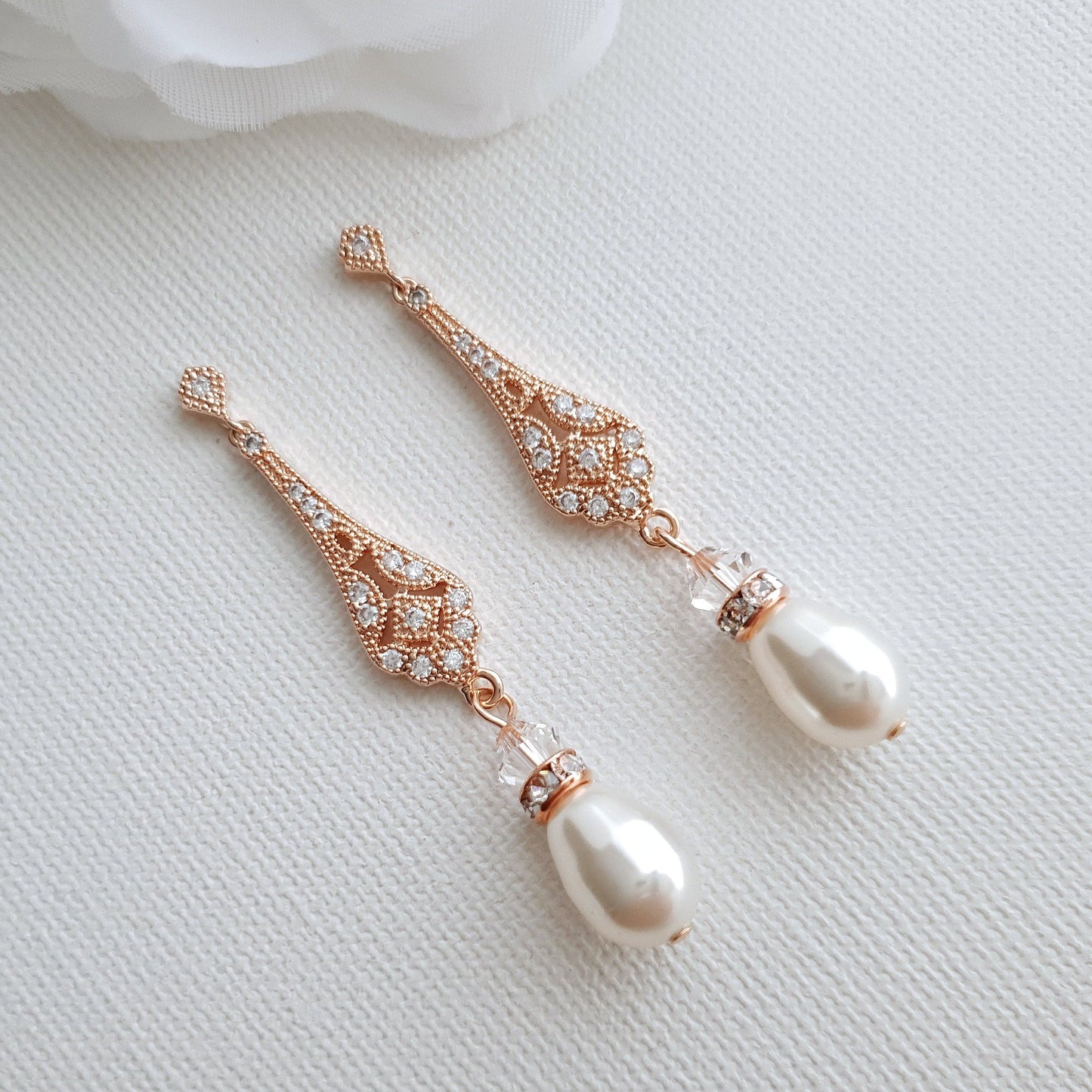 Vintage Earrings for Wedding- Lisa