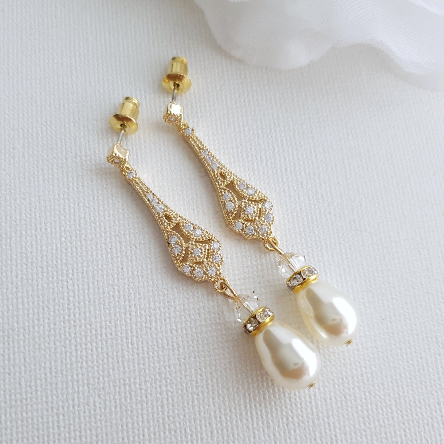 Pendientes Vintage para Boda- Lisa