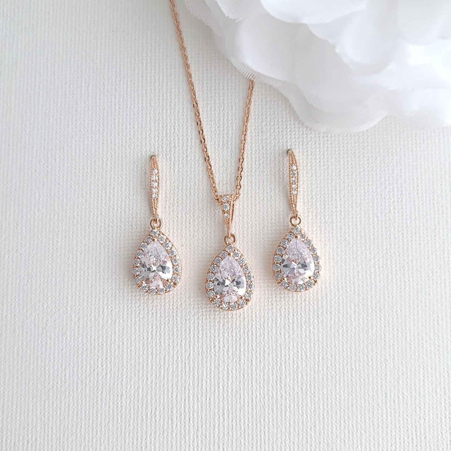 Ensemble de boucles d'oreilles pendantes-Emma