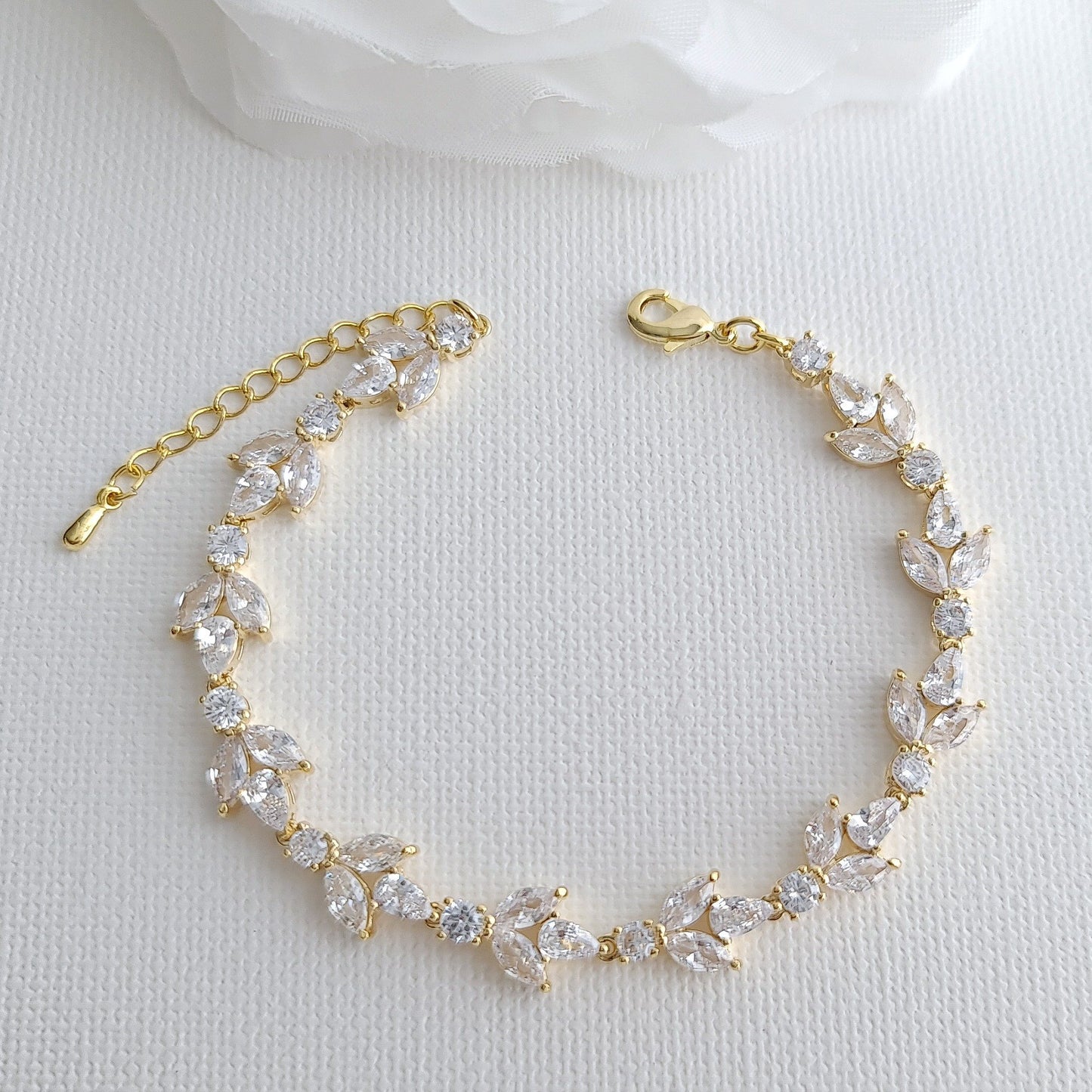 Simple Wedding Jewelry Set for The Bride-Anya