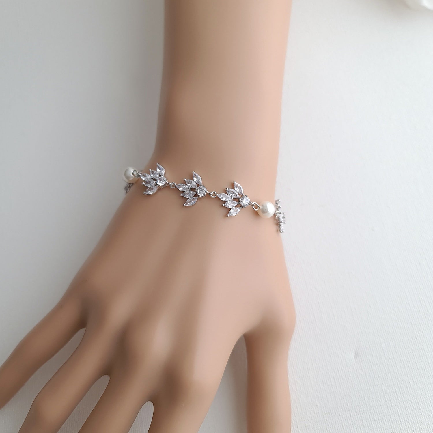 Wedding Bracelet Silver- Poetry Designs