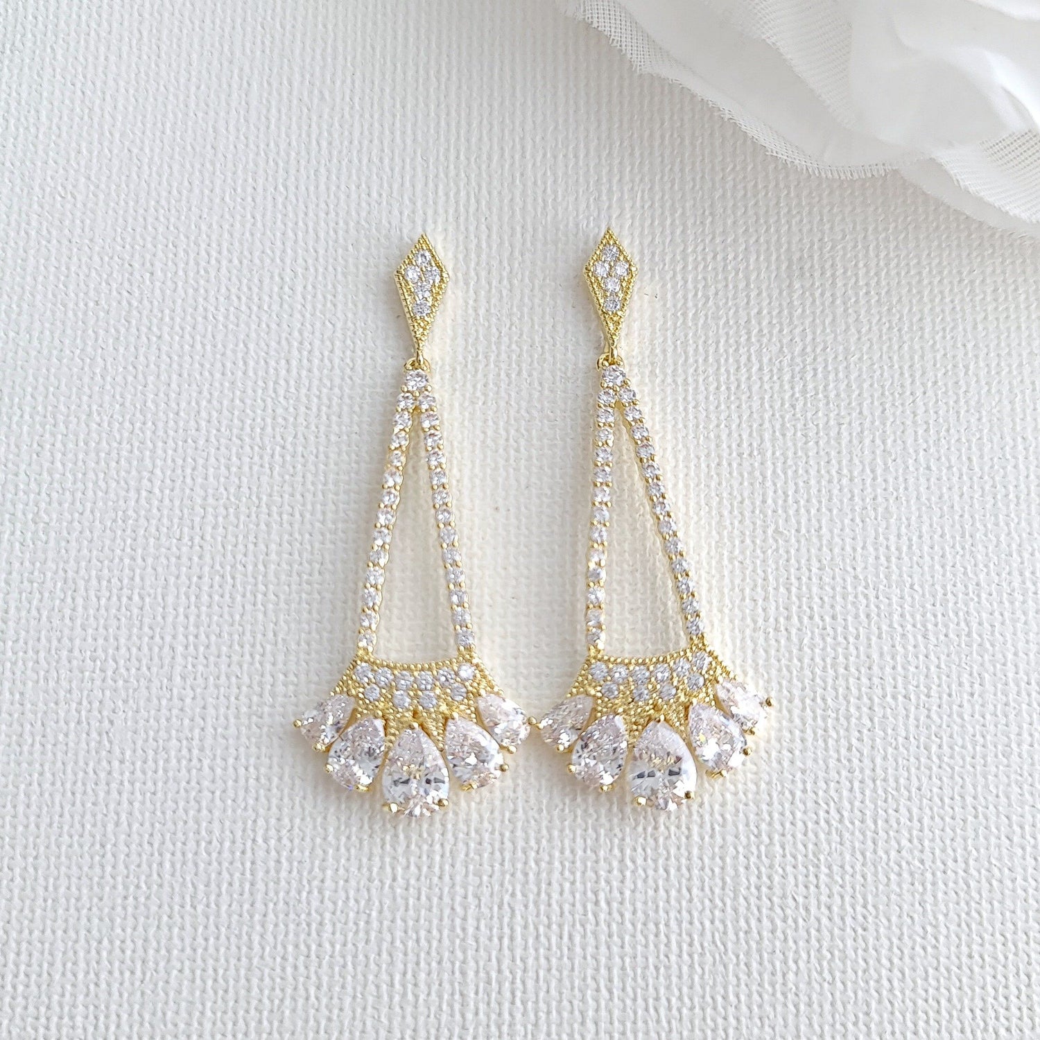 Bridal & Bridesmaids  Earrings - Poetry Design