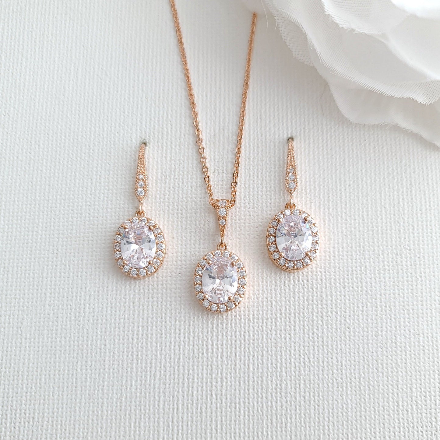 Bridal Party Jewelry Set Gold-Emily