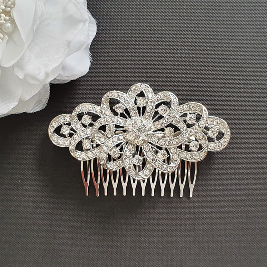 Vintage Bridal Comb for Weddings- Abby