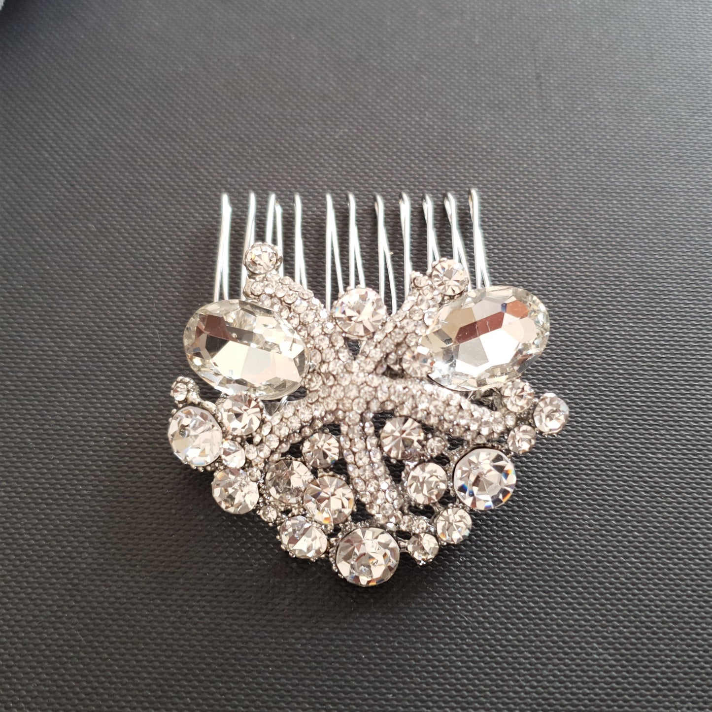 Starfish Hair Comb For Brides & Bridesmaids-Starfish