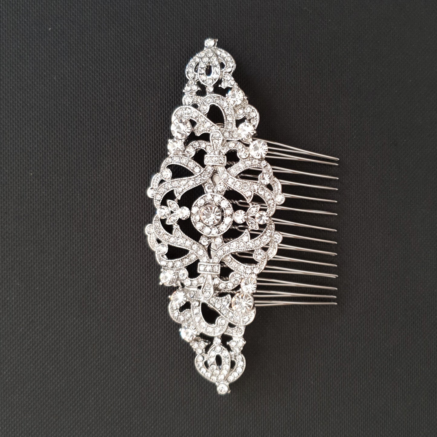 Vintage Design Bridal Hair Comb in Gold- Seraphina