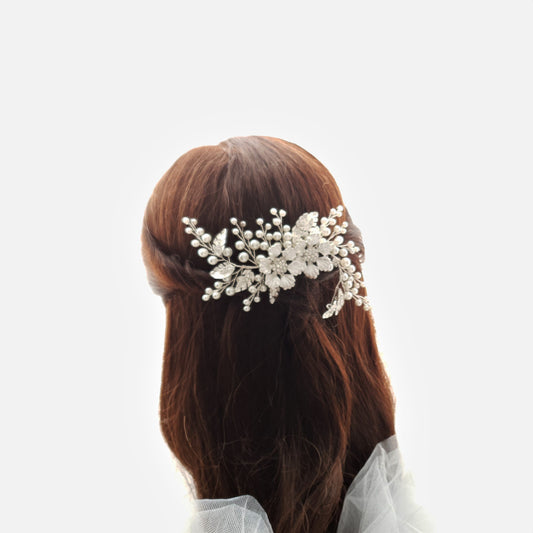 Pearl Hair Comb for Brides-Celestial