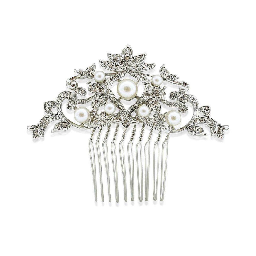 Vintage style wedding hair comb