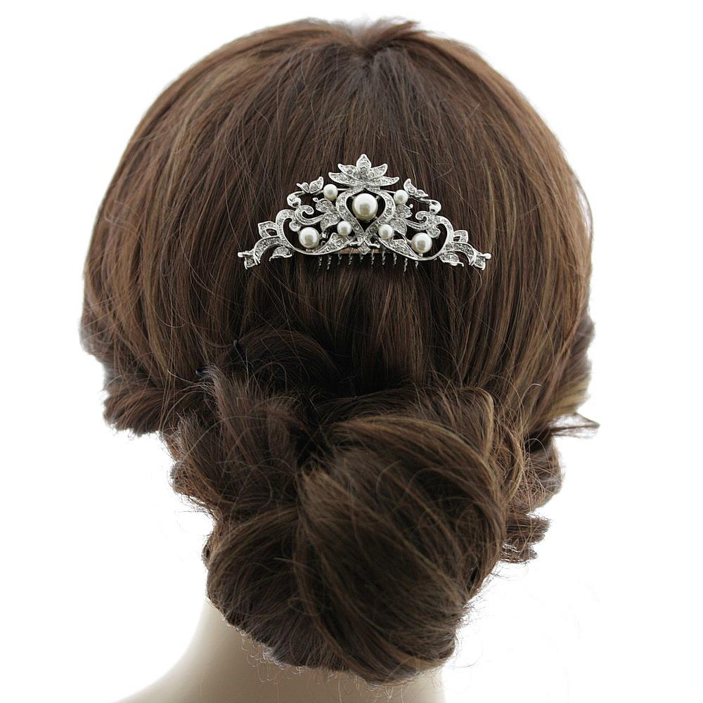 vintage bridal hair comb for weddings