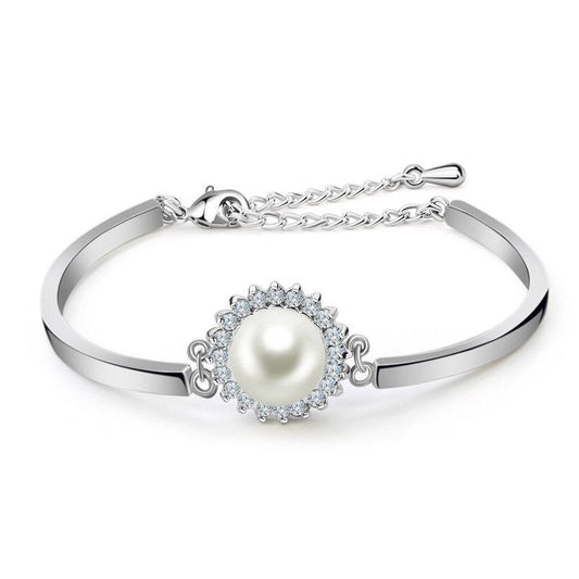 Single Pearl Bracelet-Lois - PoetryDesigns