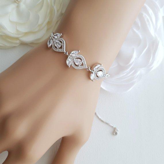 Rose Gold Slider Bracelet - Meghan - PoetryDesigns