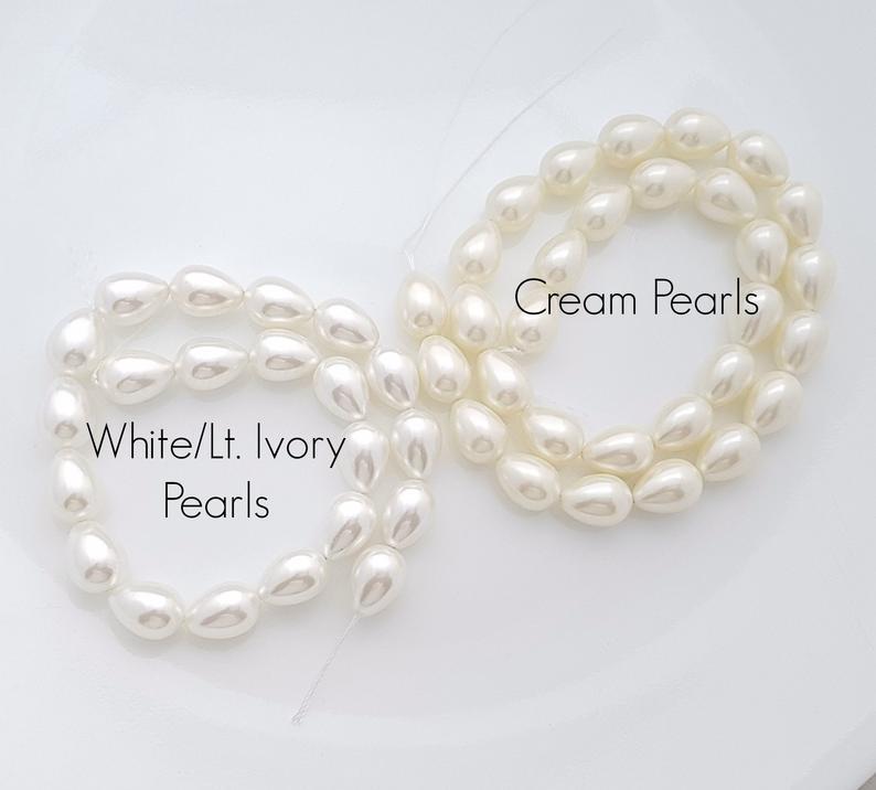 Ivory and Cream Pearl color for Necklace