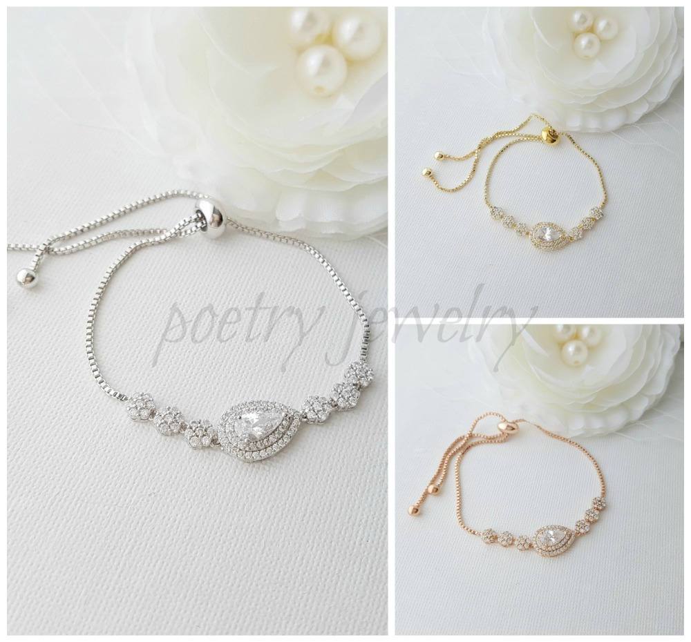 Wedding Slider Bracelet- Joni - PoetryDesigns