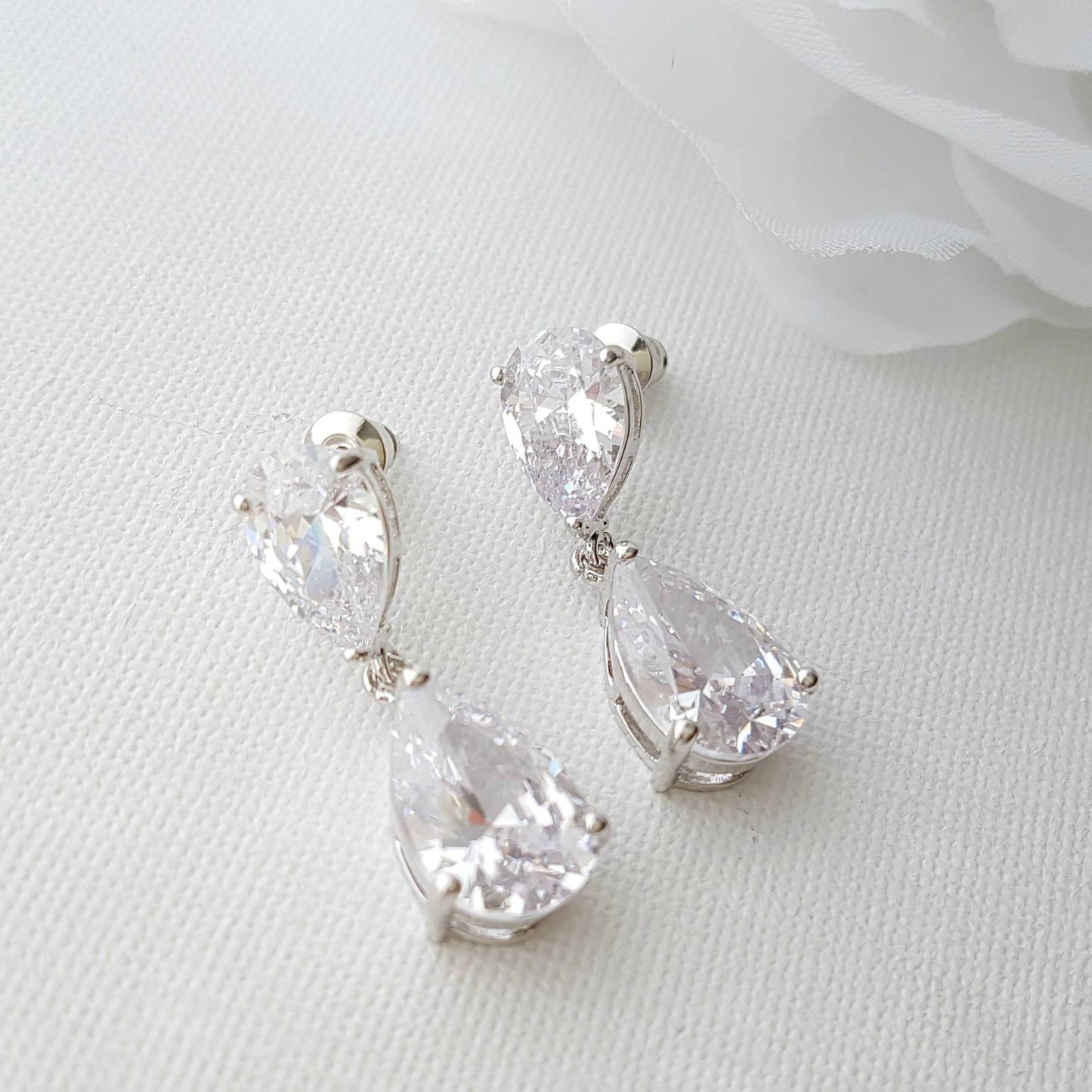 Cubic Zirconia Diamante Earrings